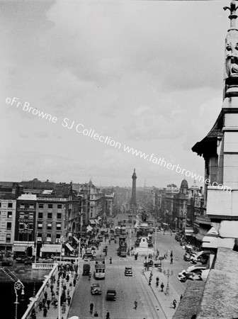 O'CONNELL ST  FROM TOP OF GALLIGANS/KENNEDY & MC SHARRY LTD, WESTMORELAND ST